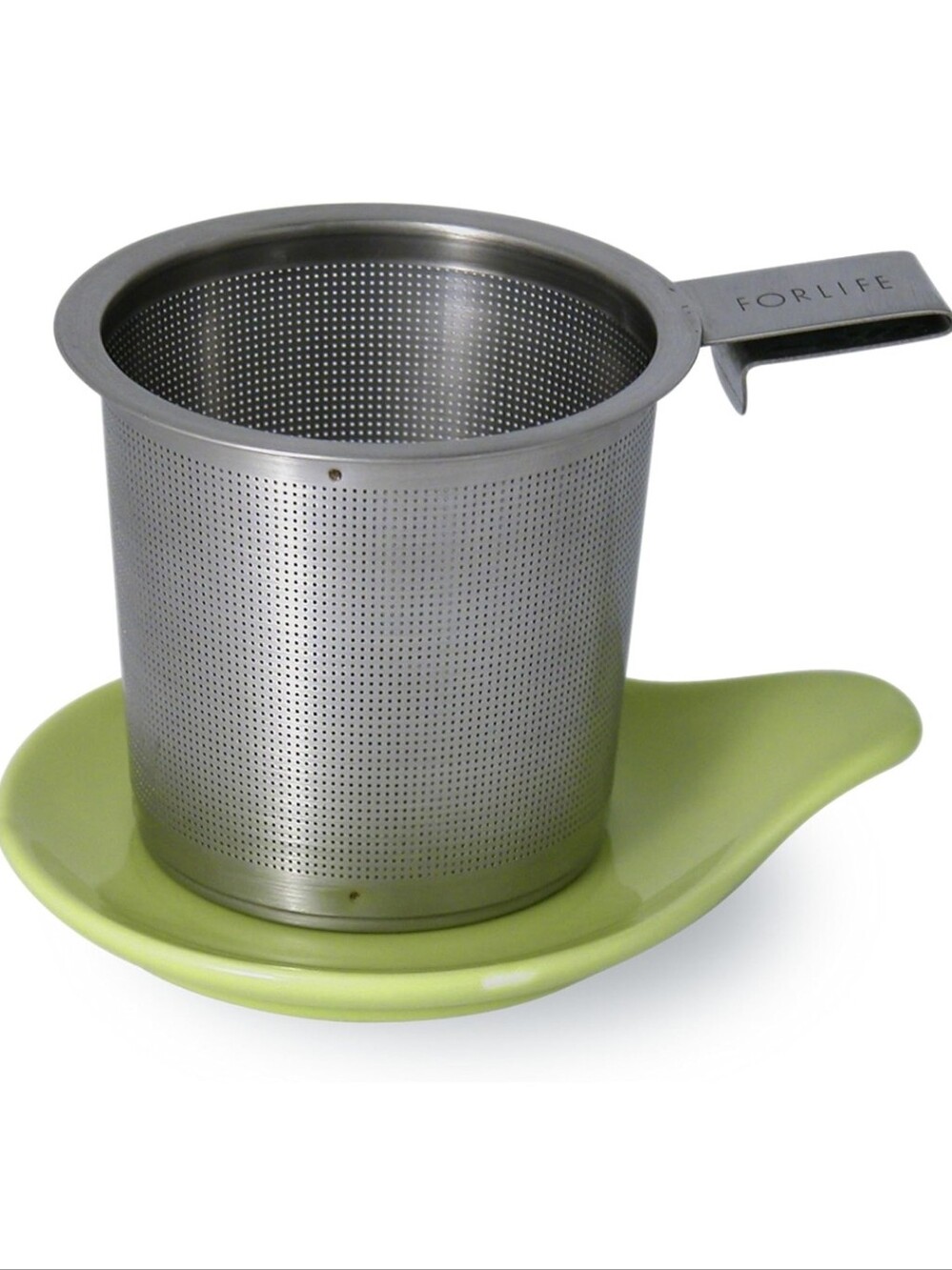 Forlife Hook Handle Tea Infuser & Dish Set. Like New.